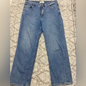 Ultra High Rise Ankle Straight Jean